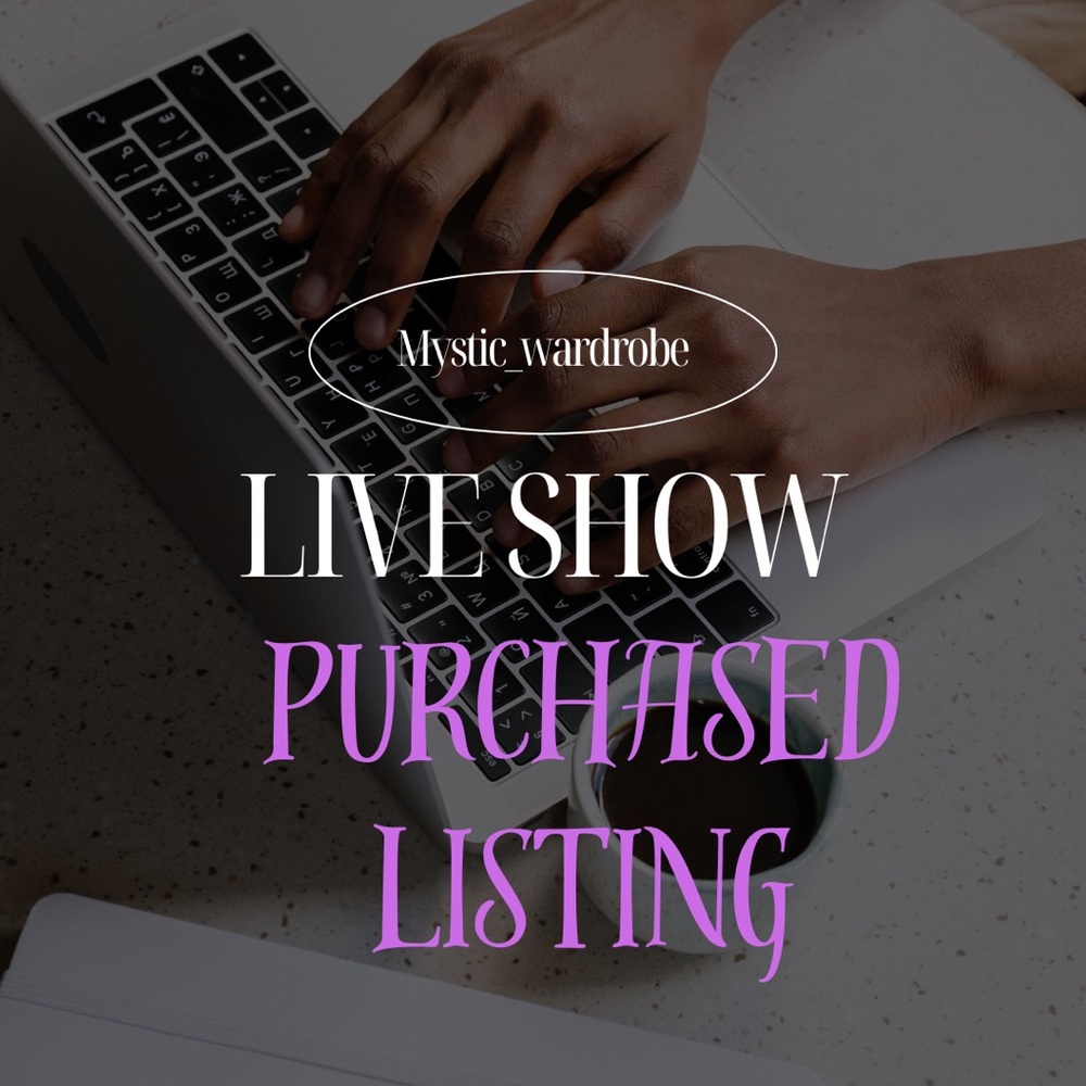 Mystic Wardrobe Live Show Listing